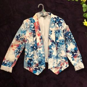 Floral blazer